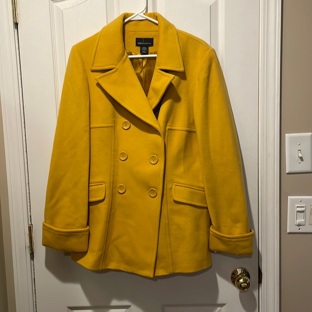 Wool and Nylon pea Coat